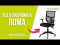 Silla ergonómica de oficina ROMA de Euromof