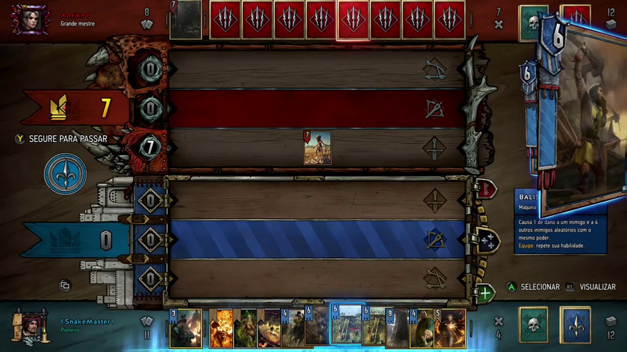 Gwent Duels Pro ladder  ( l SnakeMaster l vs Adzikov )