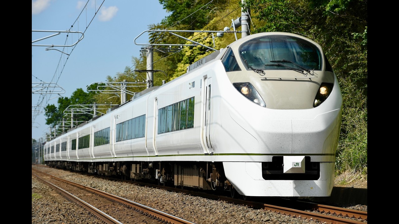 特急列車】E657系 651系オマージュ塗装 ひたち14号 - YouTube