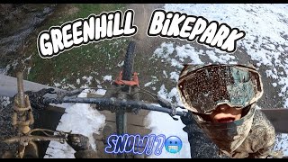 snowy GREENHILL BIKEPARK laps#mtb