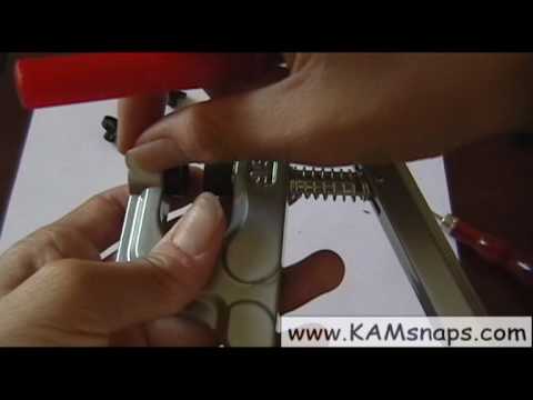 How To Use The Dritz Plastic Snap Pliers 