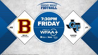 Friday Night Football week 7: #8 Bells vs. #1 Gunter