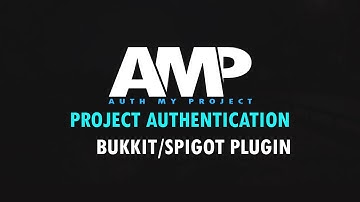 AuthMyProject | Bukkit/Spigot plugin