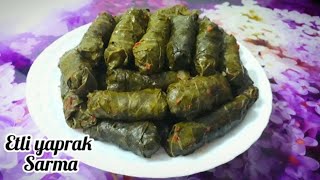 KONYANIN MEŞHUR ETLİ YAPRAK  SARMASI NASIL YAPILIR