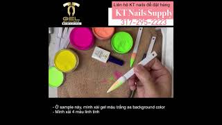 Gel #byTNT Ombré Maker demo đã có mặt tại KT Nails Supply - INDIANAPOLIS