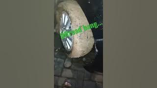 menerjang jalan licin habis ujan deras #luxio #shorts