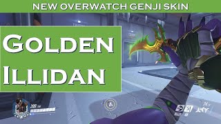 ILLIDAN GENJI | GOLDEN SWORD Blizzcon 2019 SKIN! | OVERWATCH |PC