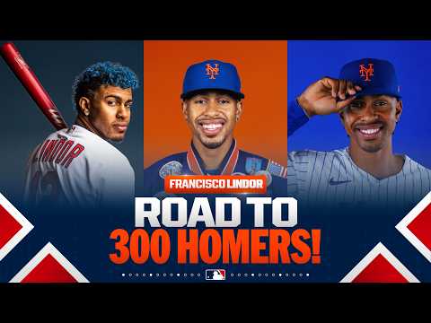 Francisco Lindor's road to 300 career home runs with Cleveland and the New York Mets!