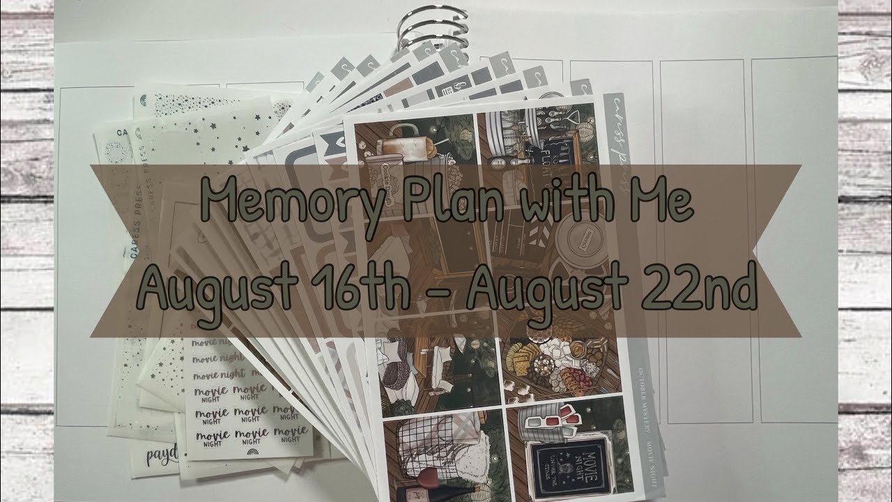 Memory Plan with Me | featuring CaressPress