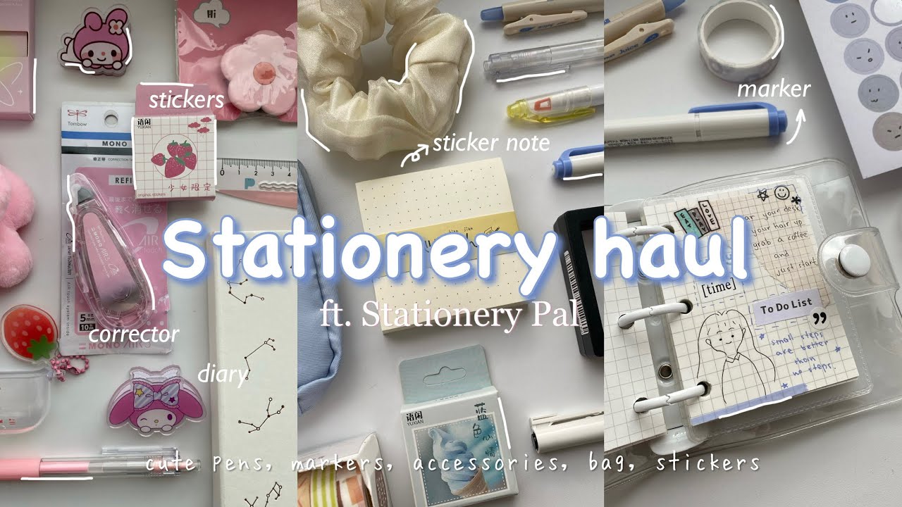 Stationery haul ft. Stationery Pal pens, markers, stickers