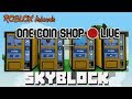 One Coin Shop 🔴 Live  ROBLOX Islands / skyblock