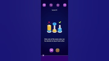 Nut Sort Level 2 Walkthrough | Nuts Sort Level 2