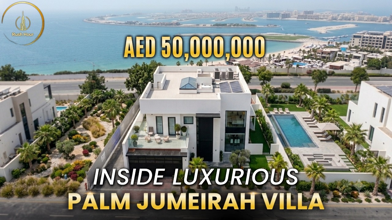 Inside a AED 50 Million Palm Jumeirah Villa | Dubai Luxury Home Tour