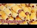 RECEITA FÁCIL DE ENROLADINHO DE SALSICHA ASSADO | MASSA PARA SALGADOS ASSADOS