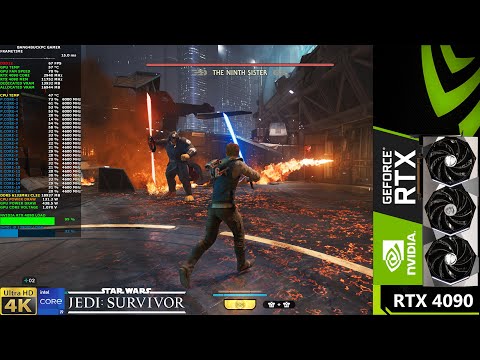 STAR WARS Jedi Survivor Epic Settings Ray Tracing 4K | RTX 4090 | i9 13900K 6GHz