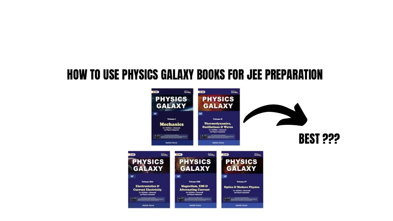 BEST USE OF PHYSICS GALAXY BOOKS FOR TOP RANKS | JEE 2026,27