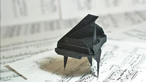 Origami Grand Piano by Patricia Crawford TUTORIAL