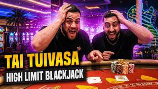 I Won $50,000 Playing Blackjack With UFC Fighter Tai Tuivasa | HIGH LIMIT BLACKJACK
