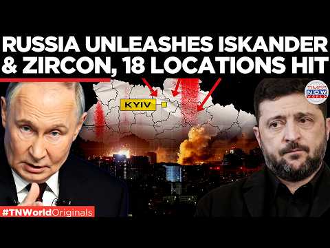 Russia Unleashes Iskander, Zircon, Oniks Missiles and 188 Drones on Ukraine, 18 sites hit