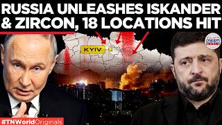Russia Unleashes Iskander, Zircon, Oniks Missiles and 188 Drones on Ukraine, 18 sites hit