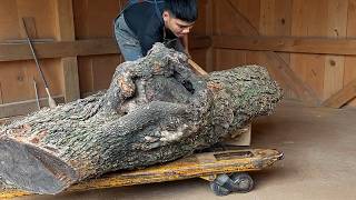 Download Lagu You Won't Believe What This Ugly Old Wood Became! // The Perfect Wood Recycling Project MP3