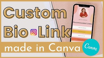Create a customizable Instagram bio link in Canva