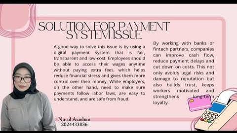 HRM433 - VIDEO PRESENTATION (PAYMENT SYSTEMS & WORKING HOURS) 