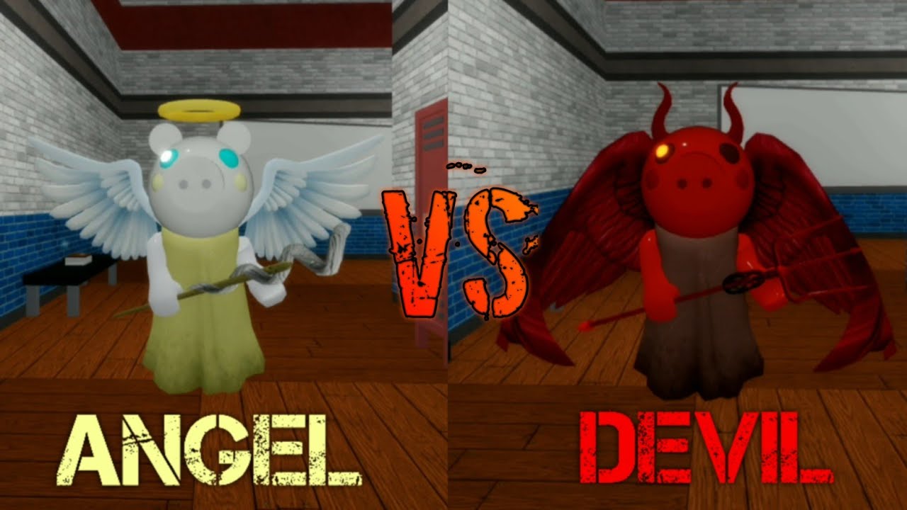 Roblox Piggy - Angel vs Devil Skin Review! 