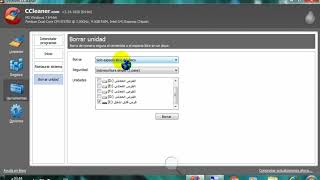 شرح طريقة مسح البيانات من وسائط التخزين بواسطة برنامج  ccleaner screenshot 2