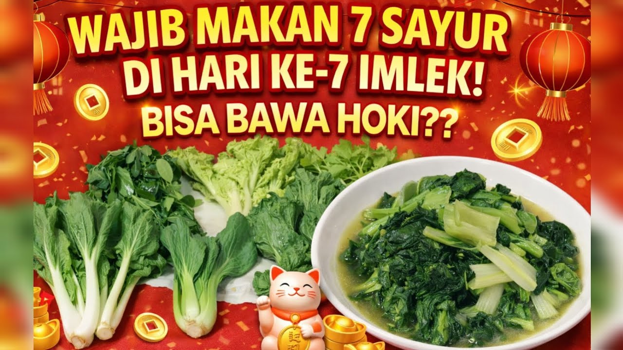 WAJIB Makan 7 Sayur di Hari ke-7 Imlek? Bikin Hoki Setahun Penuh?! #budayationghoa #sejarahchina