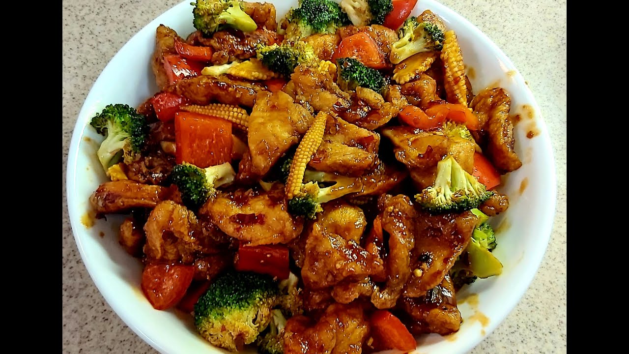 Hunan style sweet sour chicken