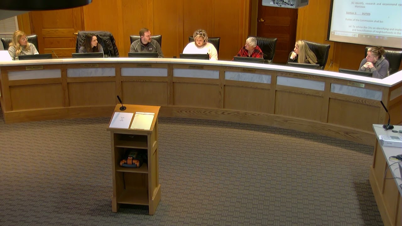 Manistee City Neighborhood Restoration & Beautification Commission Meeting 2024-04-22