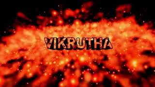 Watch VIKRUTHA - THE SOCIETAL KILL Trailer