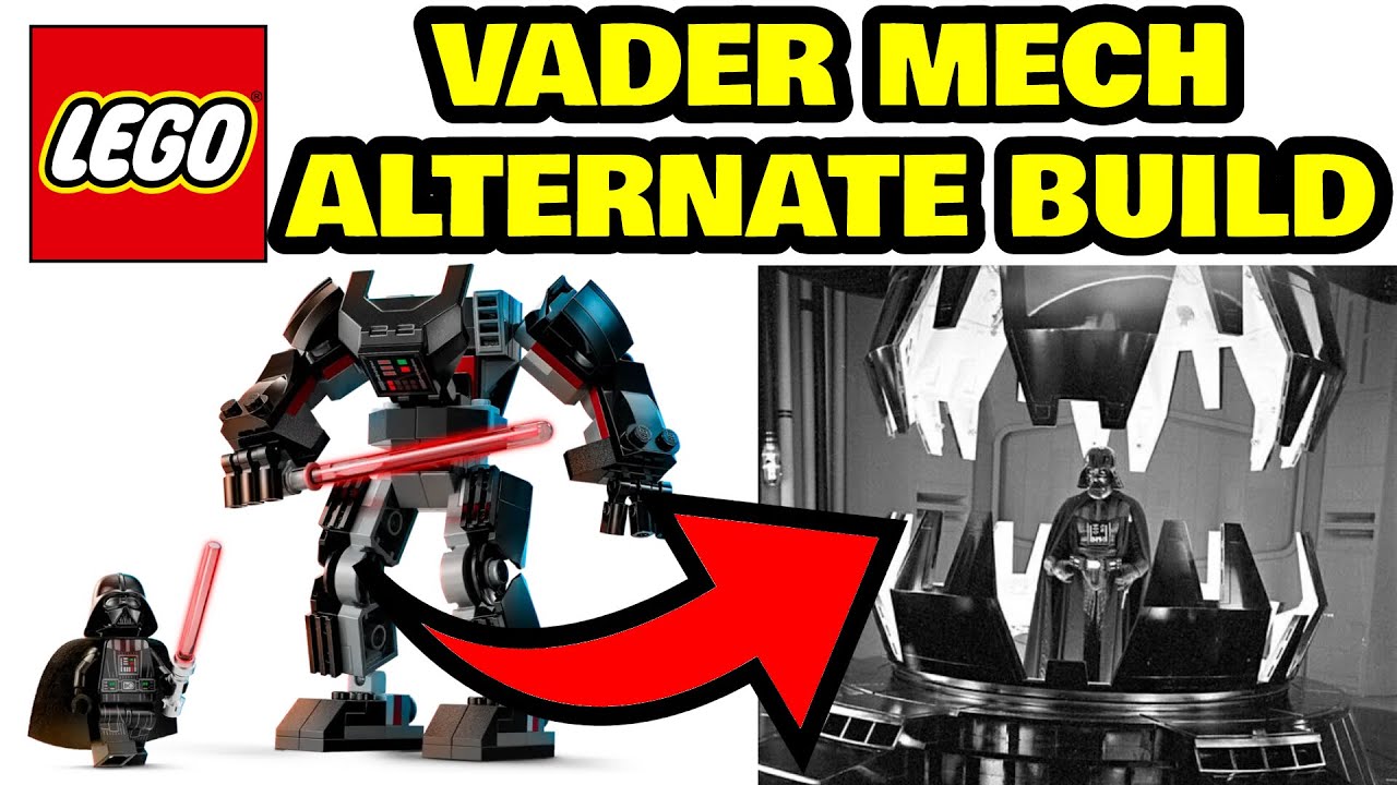 LEGO 75368 Darth Vader Mech Alternate Build Meditation Chamber By LEGOhio