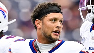 Bills linebacker Terrel Bernard speaks to the media after signing 4-year extension.