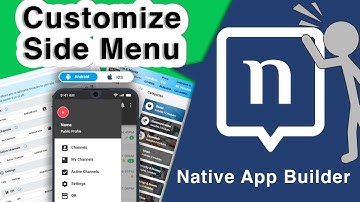 Unlock the capabilities of the side menu with nandbox