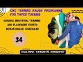 Raugh Programme For Taper Turning in Cnc Machine By Gurukul Institute #cnc #cadcam #cncprogramming