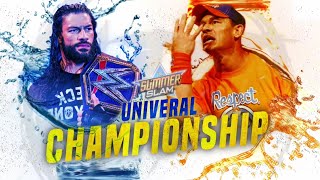 WWE SummerSlam 2021 Roman Reigns Vs John Cena Custom Match Card #5