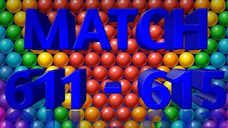 Level 611 - 615 🤩🤩 || Bubble Shooter Gameplay 🔥|| #viral