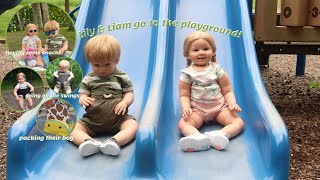 Lily & Liam Go to the Playground | Sophia's Reborns