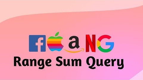 Range Sum Query (Immutable) | Leetcode 303