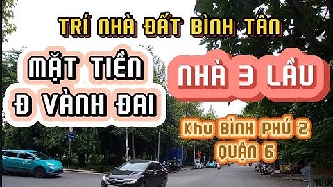 NHÀ ĐẤT BÌNH TÂN | Nhà Mặt Tiền Đường Vành Đai.Bình Phú 2 | 4×17 | #nhadatbinhtan #bannhabinhphu