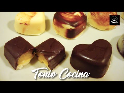 Bombones caseros rellenos | Homemade filled Chocolates