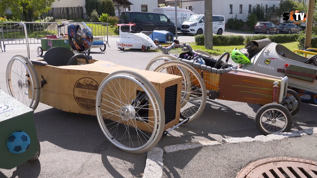 Samstag 9. September fand das 5. Seifenkistenrennen mit 41 Startern in Bucha statt.