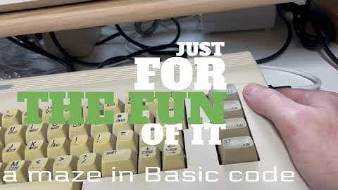 Commodore 64   Creating a Maze using Basic code
