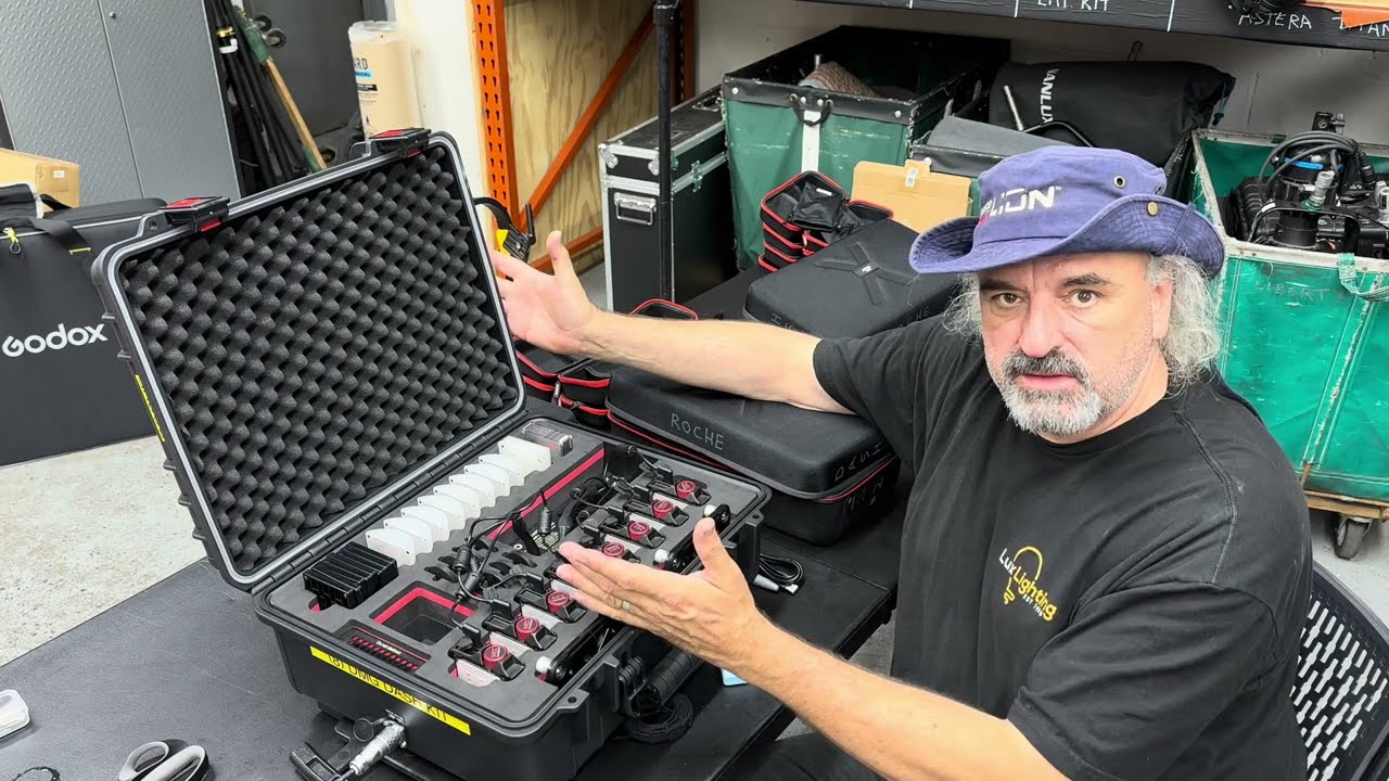 Gaffers Salon EP#18 - Quick Look; Rosco DMG Octa Kit (8 light charging case)