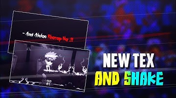 New Text And Shake Effect Xml || Attitude Voice Lyrics Vedio | Alight Motion | Emon Editz 