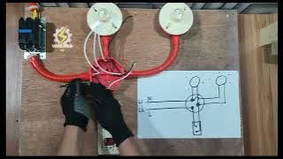 Paano mag install ng 2 bulb controlled by single switch