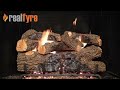 Real Fyre Charred Royal English Oak Log Set - FireplaceDeals