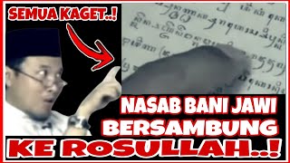 🎈Mengejutkan ! Nasab Orang Jawa Tersambung Ke Nabi Ismail - Manuskrip Kuno